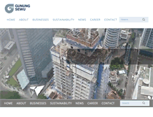 Tablet Screenshot of gunungsewu.com